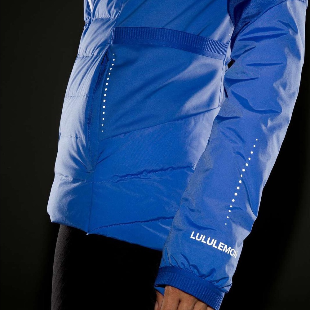 Lululemon Athletica Women's Blue Puffer Jacket - Picture 3 of 8